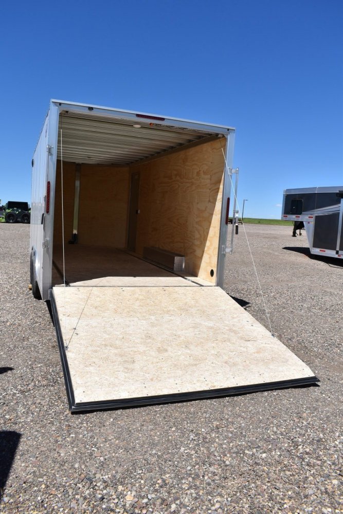 Triton Cargo Trailer NXT 8.5x18 10K ramp door, recessed slide track system full lengths w/4 d rings,