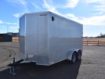 Haulmark 7'X14' 7K cargo trailer, ST205/75R15 Radial tires, spare tire
