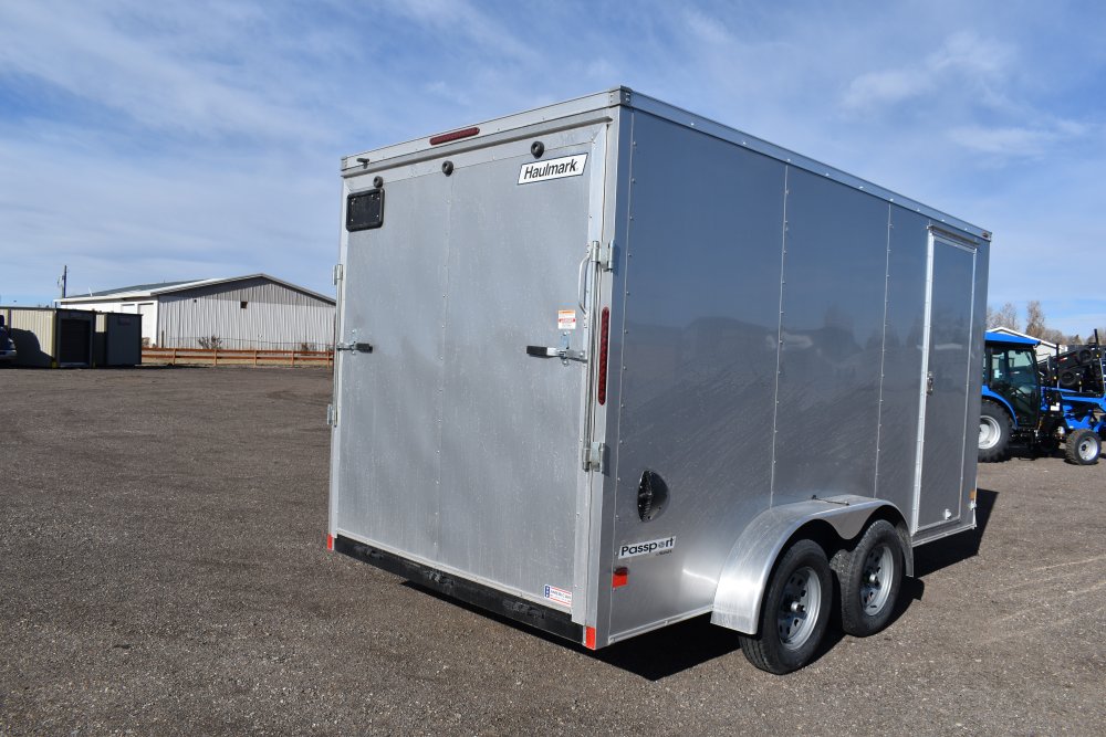 Haulmark 7'X14' 7K cargo trailer, ST205/75R15 Radial tires, spare tire
