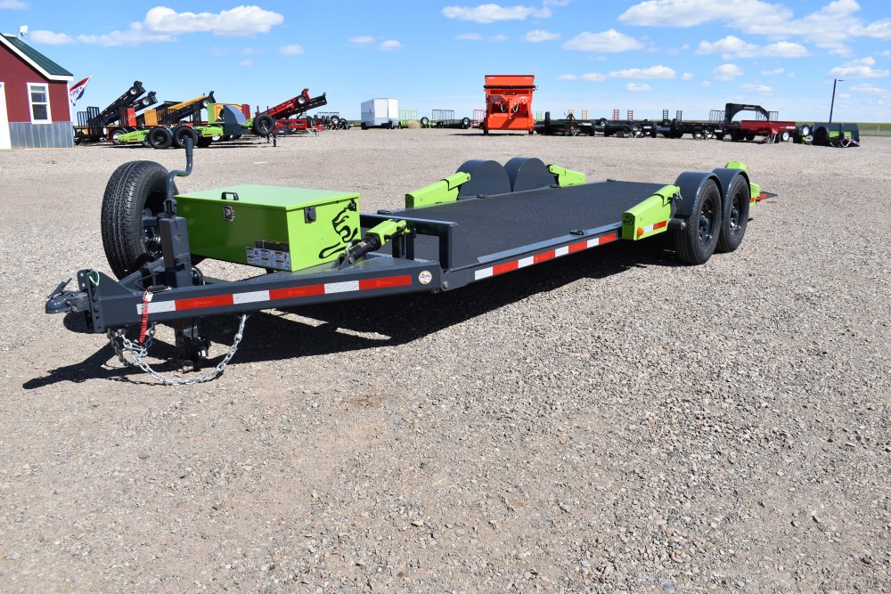 Flattrack FCH8018 - 80"x18' 14K By Belmont, knuckled a-frame, ST235/80R16 "E" tires,