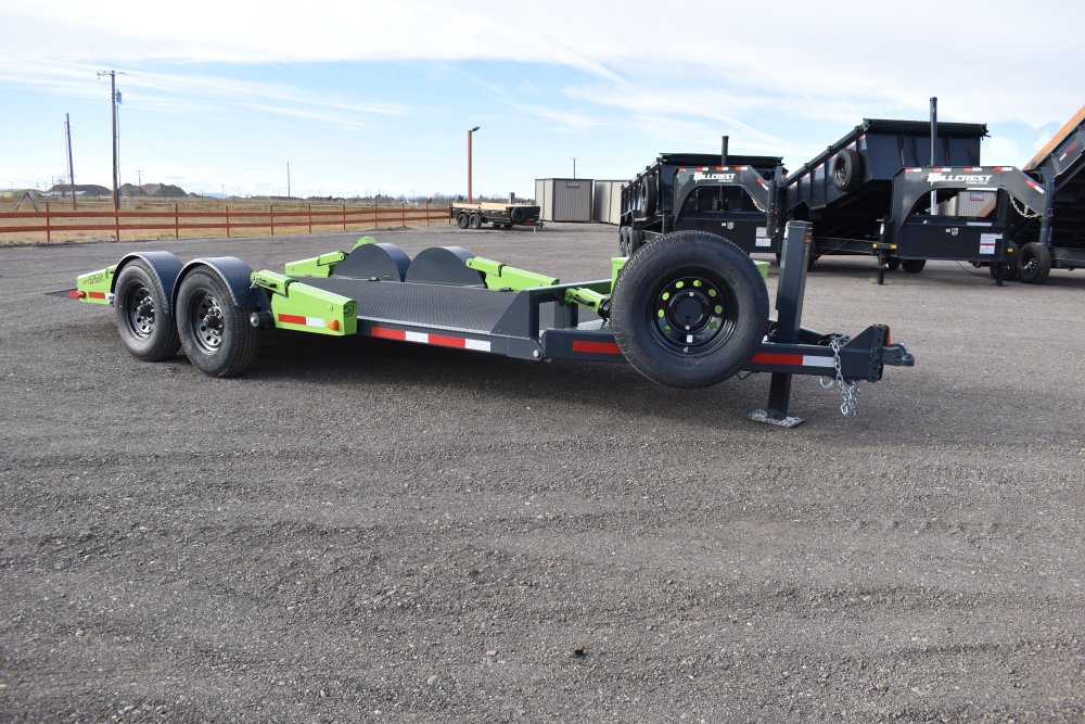 Flattrack FCH8018 - 80"x18' 14K By Belmont, knuckled a-frame, ST235/80R16 "E" tires,