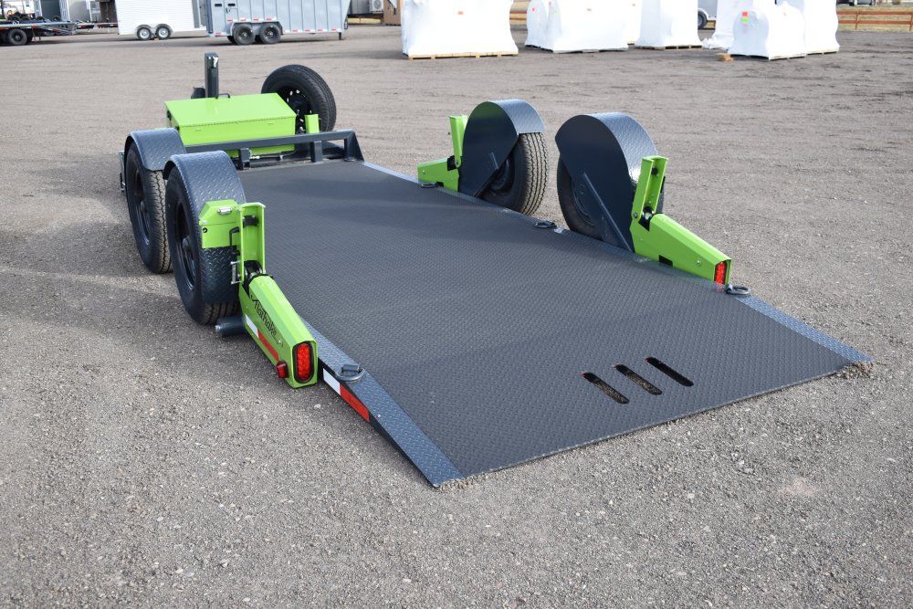 Flattrack FCH8018 - 80"x18' 14K By Belmont, knuckled a-frame, ST235/80R16 "E" tires,