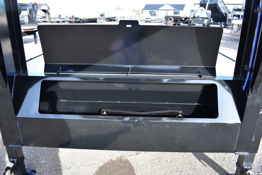 Double A 102"x24' 14K Gooseneck deck over trailer, Tires (ST235/85R16), spare tire