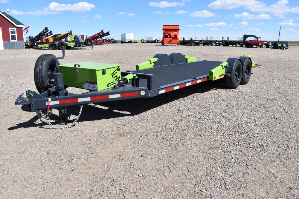 Flattrack FCH8022 -80"x22' 14K By Belmont, knuckled a-frame, ST235/80R16 "E" tires,