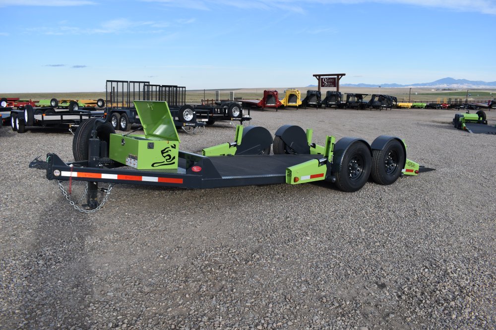 Flattrack FCH8022 -80"x22' 14K By Belmont, knuckled a-frame, ST235/80R16 "E" tires,