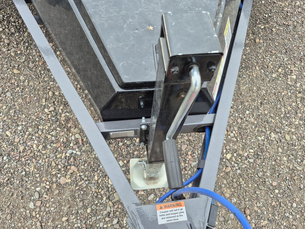 RawMaxx 83"X12' 7K Tube top utility trailer,4' flip mesh ramp, LED lights