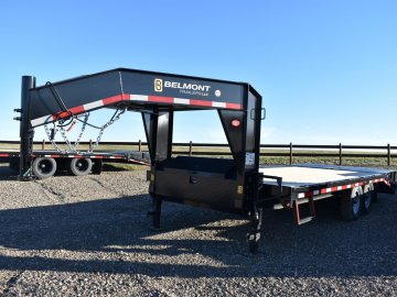 GN20-14K Gooseneck Flatbed deckover trailer