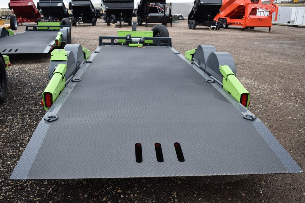 Flattrack FCH8022 -80"x22' 14K By Belmont, knuckled a-frame, Winch (tiger shark 9500) w/wireless rem