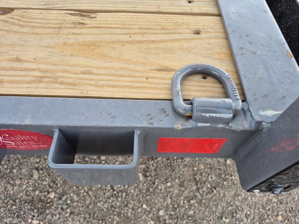 RawMaxx 83"X18' 7K Tube top utility trailer,4' flip mesh ramp, LED lights