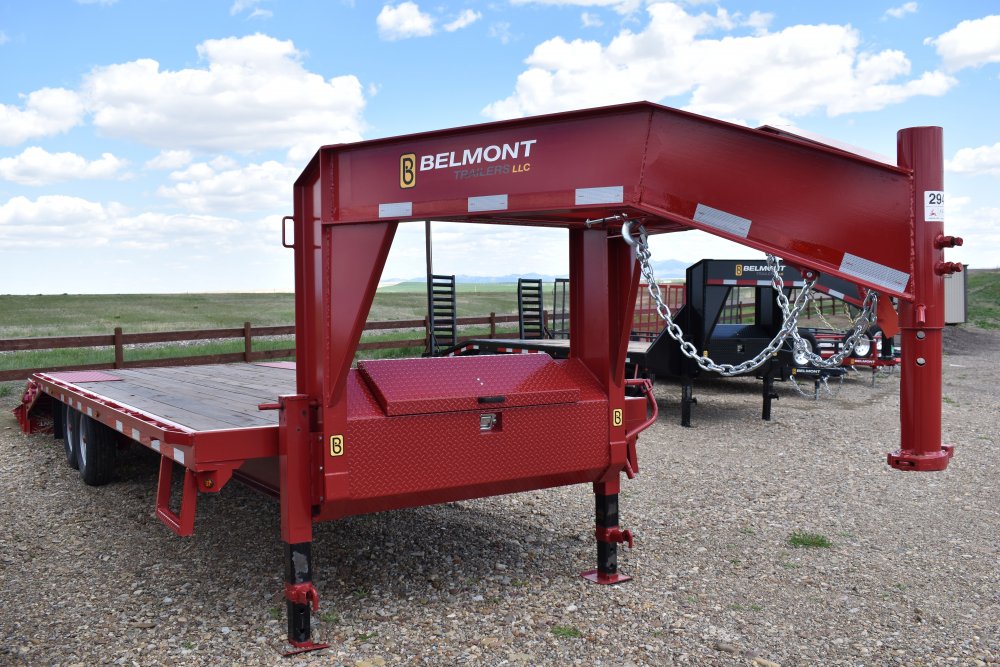 GN24-14K Gooseneck tandem axle deckover Trailer