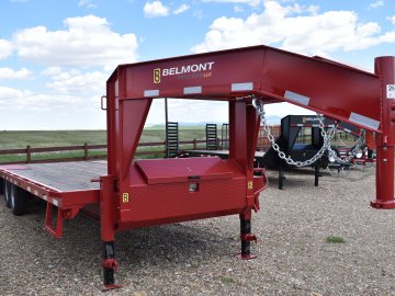GN24-14K Gooseneck tandem axle deckover Trailer