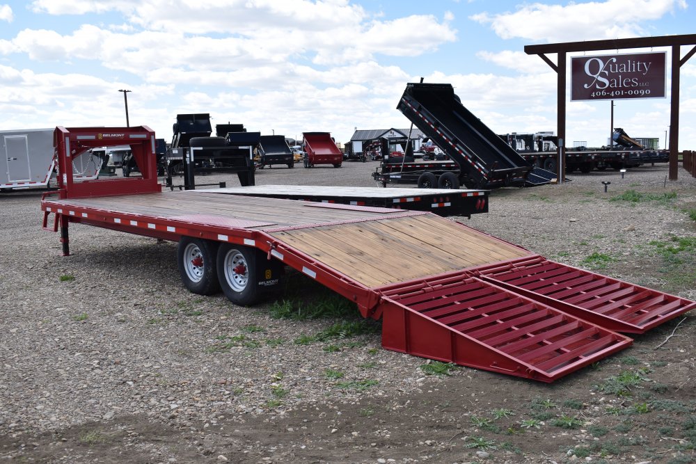 GN24-14K Gooseneck tandem axle deckover Trailer