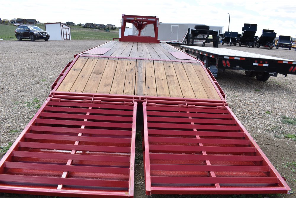 GN24-14K Gooseneck tandem axle deckover Trailer