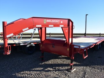 GN24-14K Gooseneck dual wheel deckover trailer