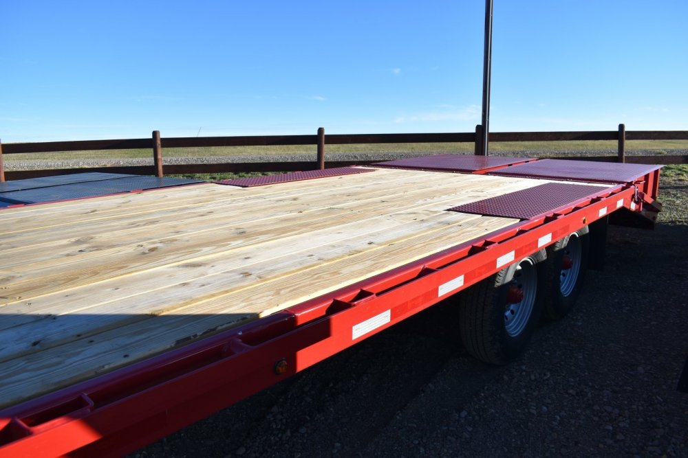 GN24-14K Gooseneck dual wheel deckover trailer