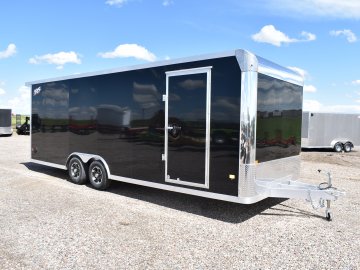 Triton NXT 8.5X24 10K Enclosed Car Hauler, .078 poly-cor screwless exterior, torsion axles, ST 225/7