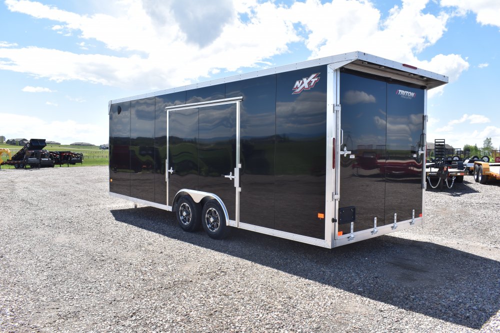 Triton NXT 8.5X24 10K Enclosed Car Hauler, .078 poly-cor screwless exterior, torsion axles, ST 225/7