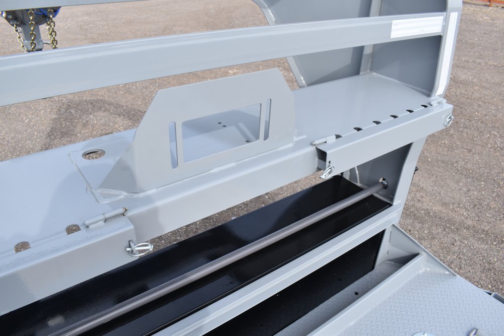 Rawmaxx 102X24 16K Gooseneck gravity tilt trailer, torsion axles, LED lights