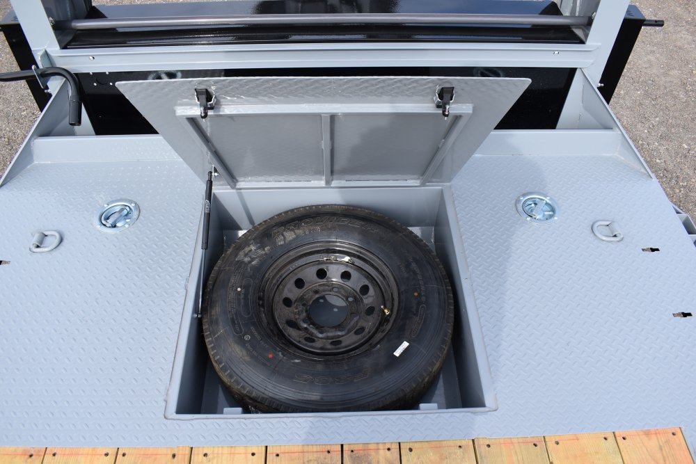 Rawmaxx 102X24 16K Gooseneck gravity tilt trailer, torsion axles, LED lights