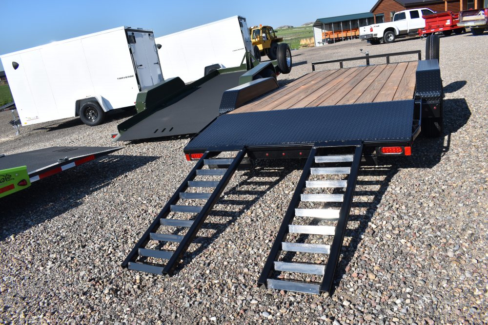 Belmont CH820-10K Car Hauler, ST225/75R15 tires, spare tire, tube steel front rail, bolt on drop leg