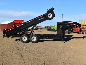 DTX8116-14K Low Profile Gooseneck Dump Trailer, HD,