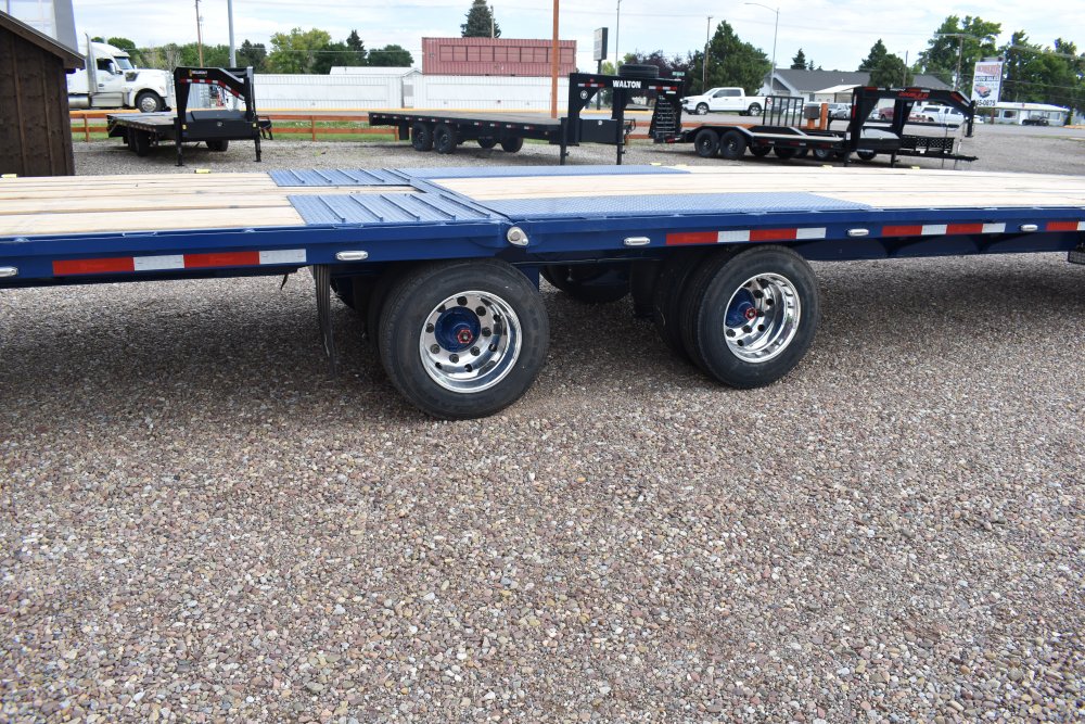 Belmont GXD35-32K Gooseneck dual wheel deck over hydraulic dovetail Trailer, air ride, 5' spread axl
