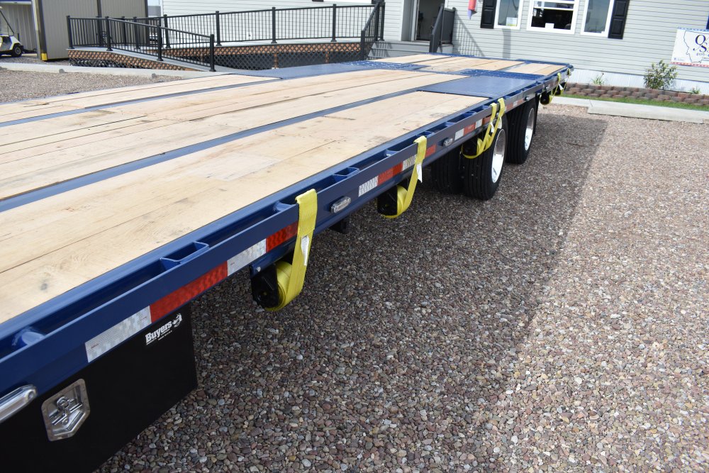 Belmont GXD35-32K Gooseneck dual wheel deck over hydraulic dovetail Trailer, air ride, 5' spread axl