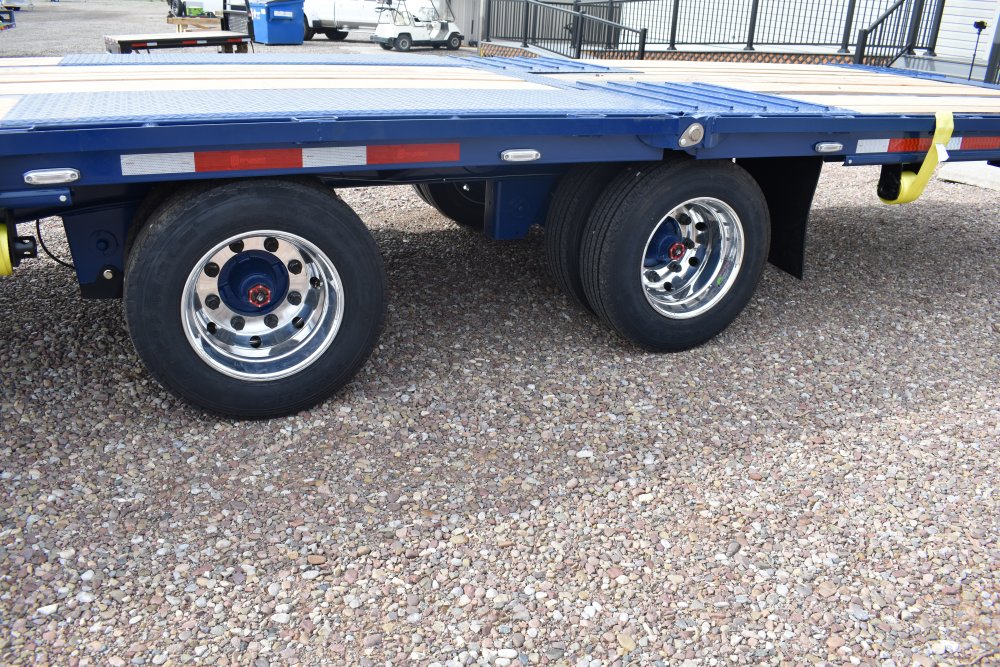 Belmont GXD35-32K Gooseneck dual wheel deck over hydraulic dovetail Trailer, air ride, 5' spread axl