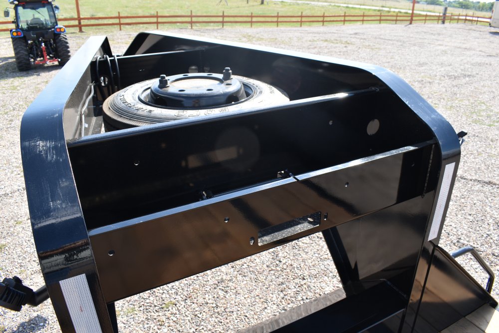 Double A 102"X34' 30K deck over gooseneck trailer, hydraulic dovetail, hydraulic jacks, LED work lig