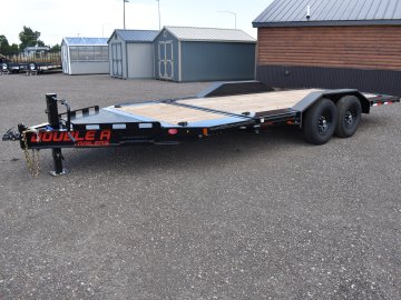 Double A 102"X20' 14K Bumper pull tilt deck equipment trailer