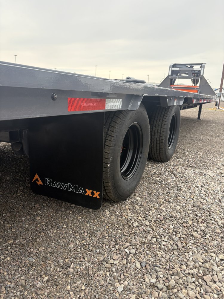 RawMaxx 102" X 34' Gooseneck Trailer, 24K, 10 Ply Tires 235/85/R16 - Dual Wheels, HD Maxx Ramps, Spa