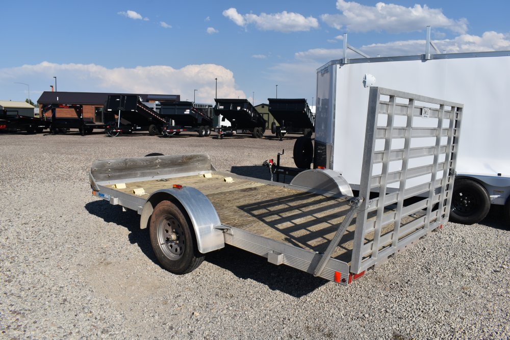 2017 Cargo Pro 80"x12' 3K Utility Trailer, ST205/75R14 tires, spare tire, straight ramp