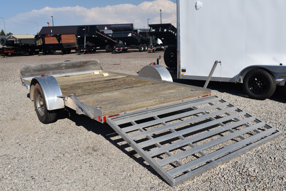 2017 Cargo Pro 80"x12' 3K Utility Trailer, ST205/75R14 tires, spare tire, straight ramp