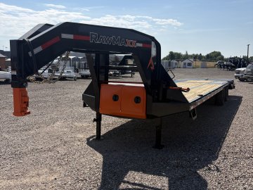 RawMaxx 102" X 32' Gooseneck Trailer, 24K, 10 Ply Tires 235/85/R16 - Dual Wheels, HD Maxx Ramps, Spa