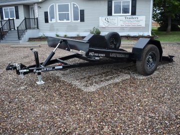 Doolittle 6'X12' 7K bumper pull tilt deck equipment trailer