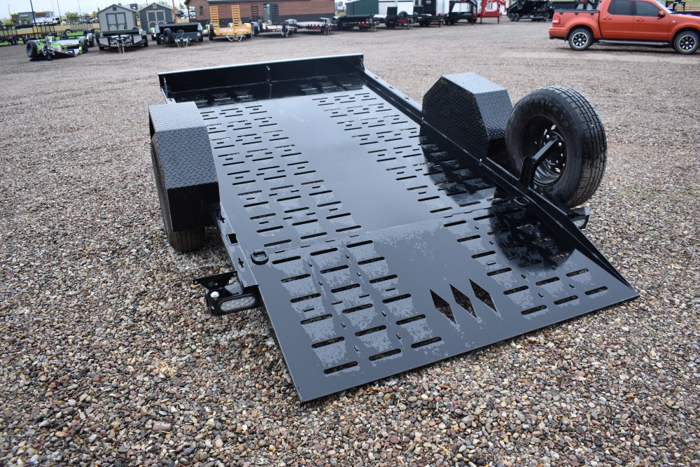 Doolittle 6'X12' 7K bumper pull tilt deck equipment trailer