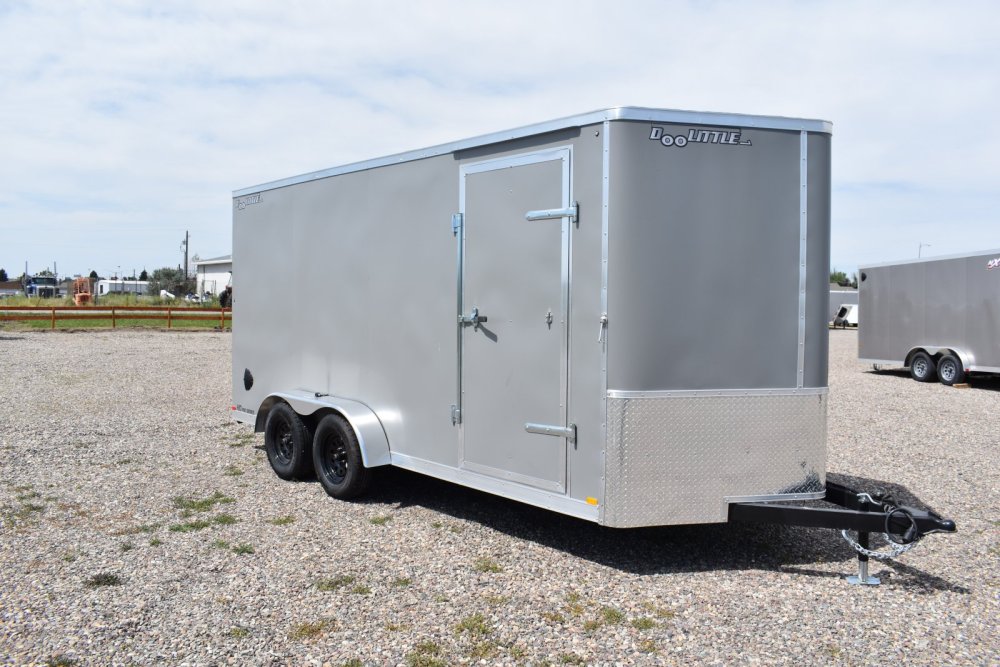 Doolittle 8.5X20 14K Enclosed cargo trailer, rear ramp door, torsion axles