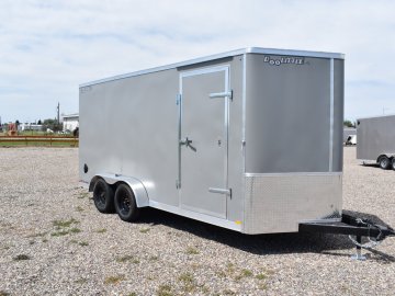 Doolittle 8.5X20 14K Enclosed cargo trailer, rear ramp door, torsion axles