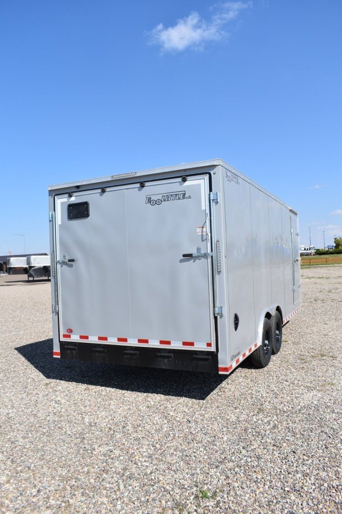 Doolittle 8.5X20 14K Enclosed cargo trailer, rear ramp door, torsion axles