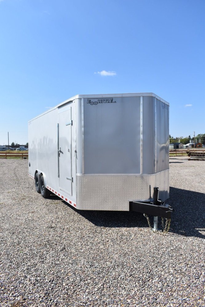 Doolittle 8.5X20 7K Enclosed cargo trailer, rear ramp door, torsion axles