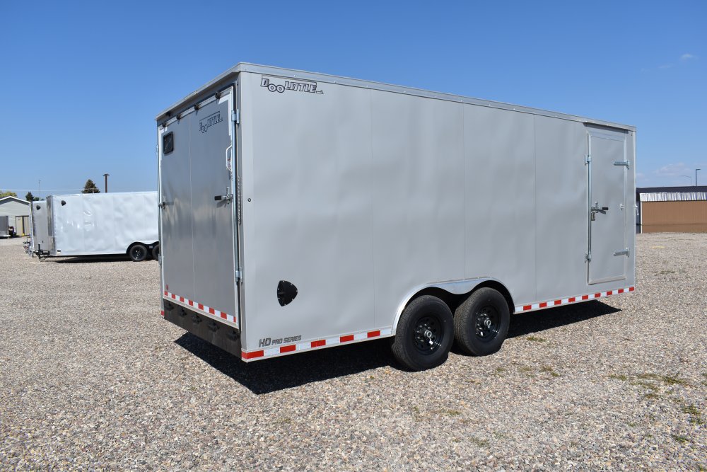 Doolittle 8.5X20 7K Enclosed cargo trailer, rear ramp door, torsion axles
