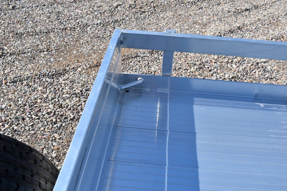 Bear Track 80"X15' 4K aluminum utility trailer, bi-fold ramps, LED lights