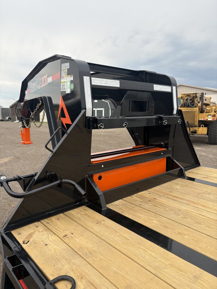 RawMaxx 102" X 26' Gooseneck Trailer, 20K, 10 Ply Tires 235/80/R16 - Dual Wheels, HD Maxx Ramps, Spa