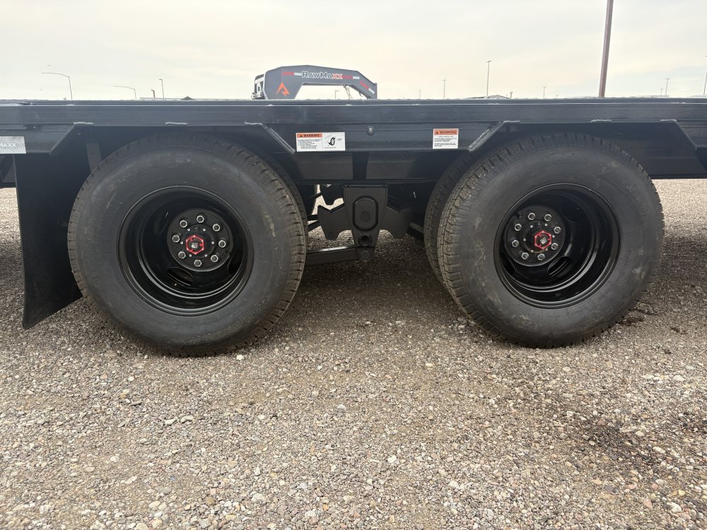 RawMaxx 102" X 26' Gooseneck Trailer, 20K, 10 Ply Tires 235/80/R16 - Dual Wheels, HD Maxx Ramps, Spa