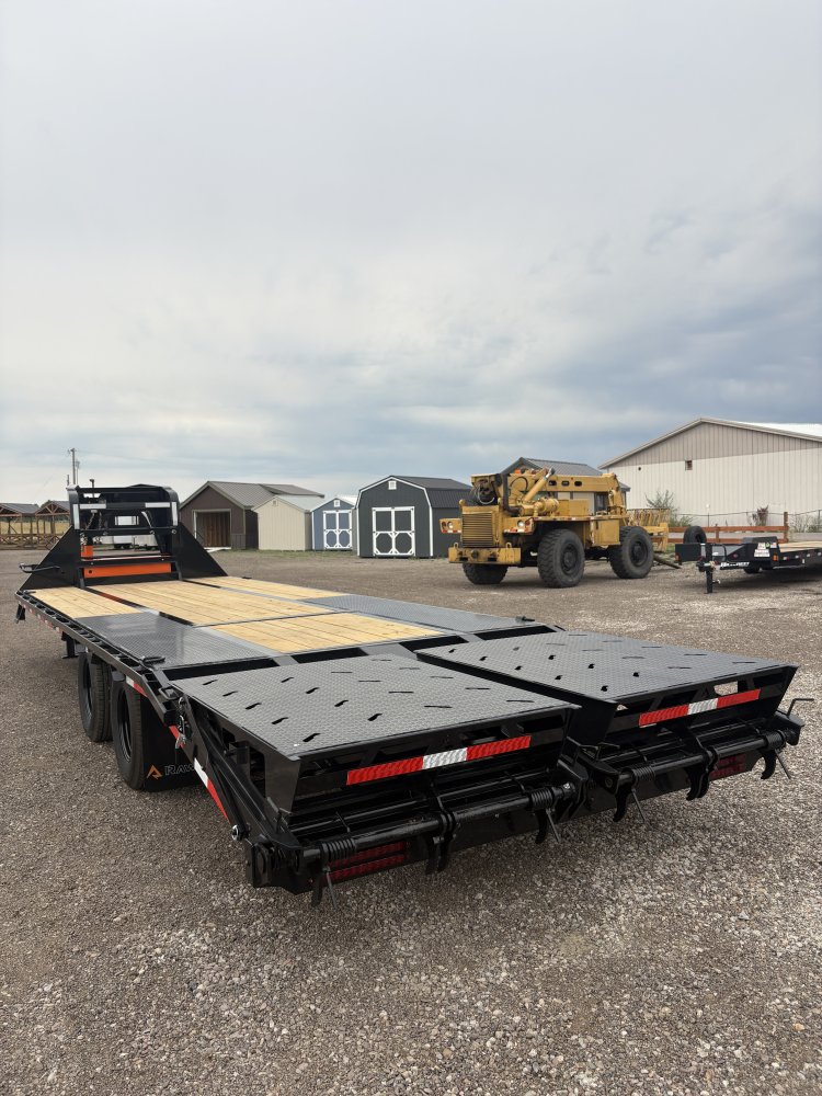 RawMaxx 102" X 26' Gooseneck Trailer, 20K, 10 Ply Tires 235/80/R16 - Dual Wheels, HD Maxx Ramps, Spa