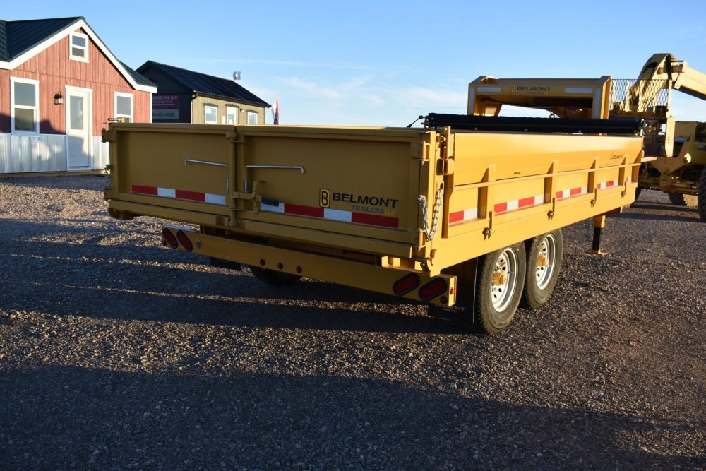 DT814DO-14K Gooseneck deckover dump trailer