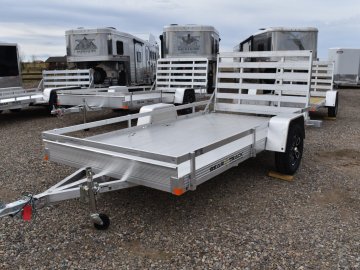 Bear Track 80"X14' 3K alum utility trailer, torsion axle, extruded alum deck