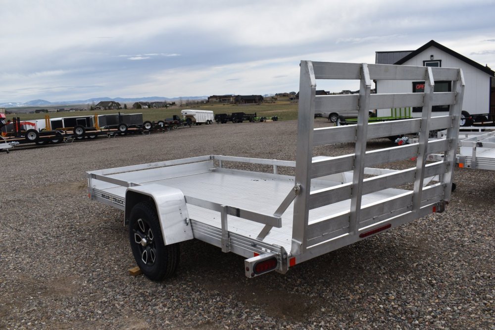 Bear Track 80"X14' 3K alum utility trailer, torsion axle, extruded alum deck