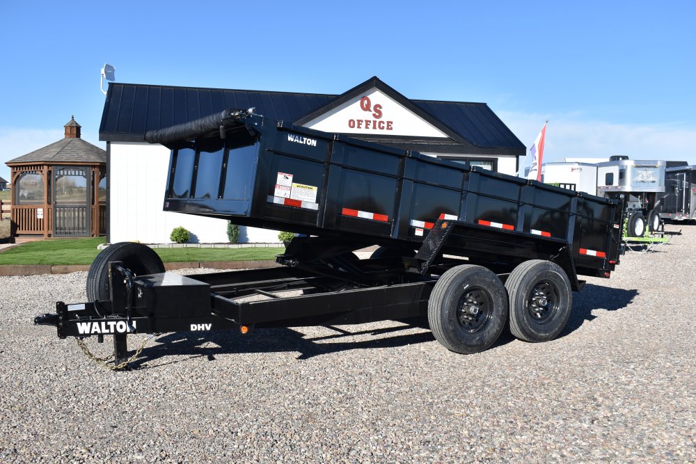 DHV207-14K Walton Dump trailer, 83'X14" 3 way spreader gate , 235/80R16 14 ply tires & spare