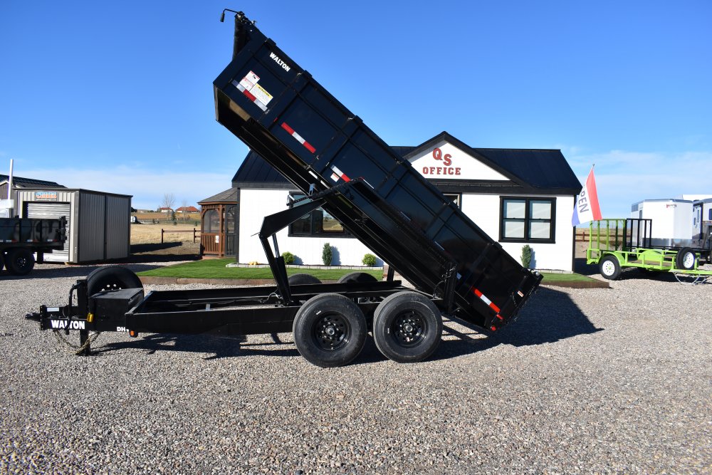 DHV207-14K Walton Dump trailer, 83'X14" 3 way spreader gate , 235/80R16 14 ply tires & spare